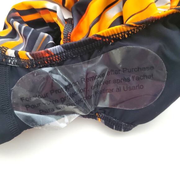 Speedo Power Flex Eco Racing Cut Flyback Swimsuit Orange & Black Size 26 XS - Picture 3 of 10